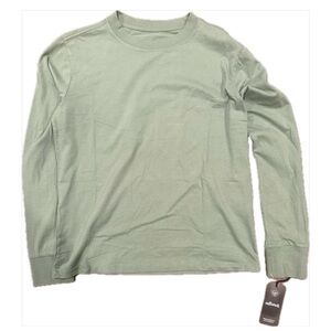 Allbirds Sage Green Long Sleeve Tee Women Size Small
